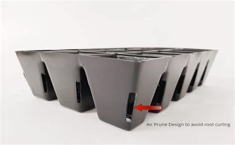 Farm Genie Plastic Seedling Tray | Pack of 5 | Germination Tray for ...
