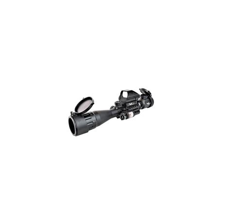 JS TACTICAL COMBO OTTICA 3X-9X LENTE 40mm CON RED DOT E LASER CANNOCCHIALE