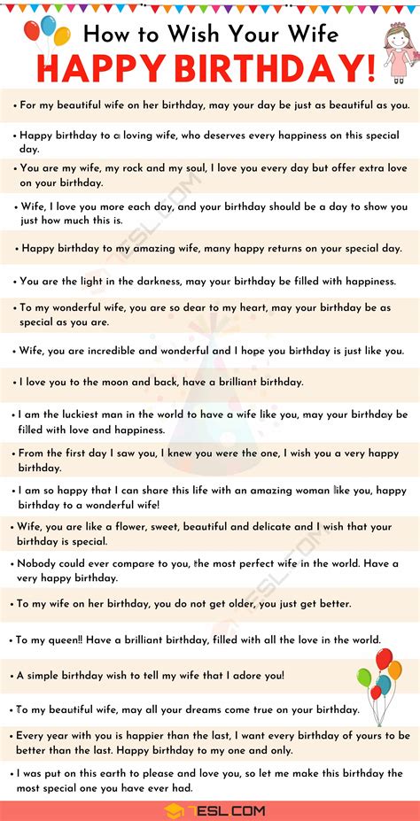 Happy Birthday Wife: 35+ Sweet and Funny Birthday Wishes for your Wife ...