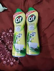 Cif Lemon Abrasive Surface Cleaner Cream for Kitchen & Bathroom ...
