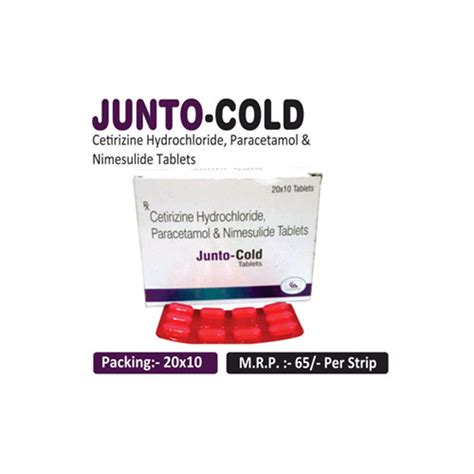 Nimesulide 100 Mg + Paracetamol 325 mg + Cetirizine 5mg + levocetirizi