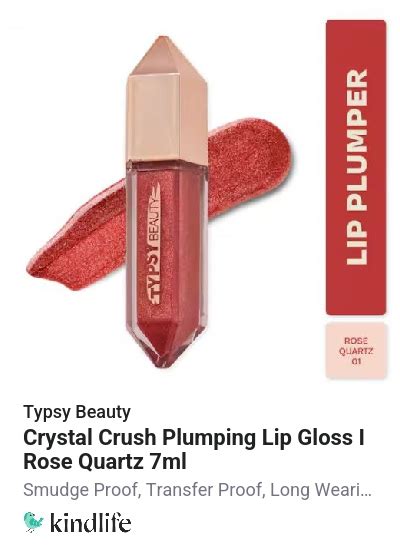 Buy Typsy Beauty Crystal Crush Plumping Lip Gloss I Rose Quartz 7ml ...