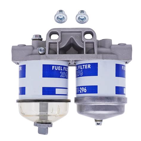 Universal Tractor Dual Double Fuel Filter Assembly Cav Style Filter ...