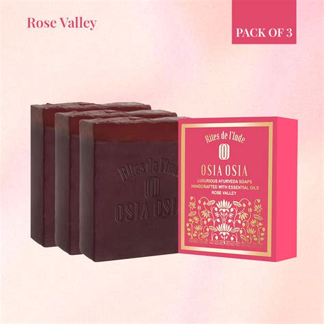 Rose Valley Pack of 3 Herbal Soaps – Osia Osia