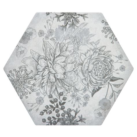 Nora Hexagon Porcelain Tile | Floor and Decor