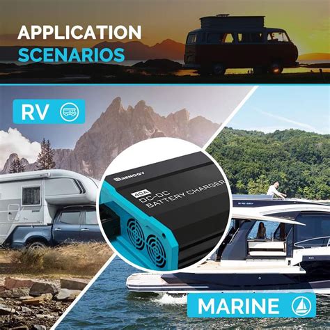 Buy 480-Watt 12-Volt 40 Amp DC to DC On-Board Solar Battery Charger ...