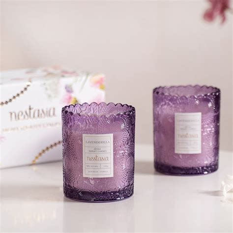 Lavenderilla Scented Soy Wax Votive Candle Jar Set Of 2 Online ...