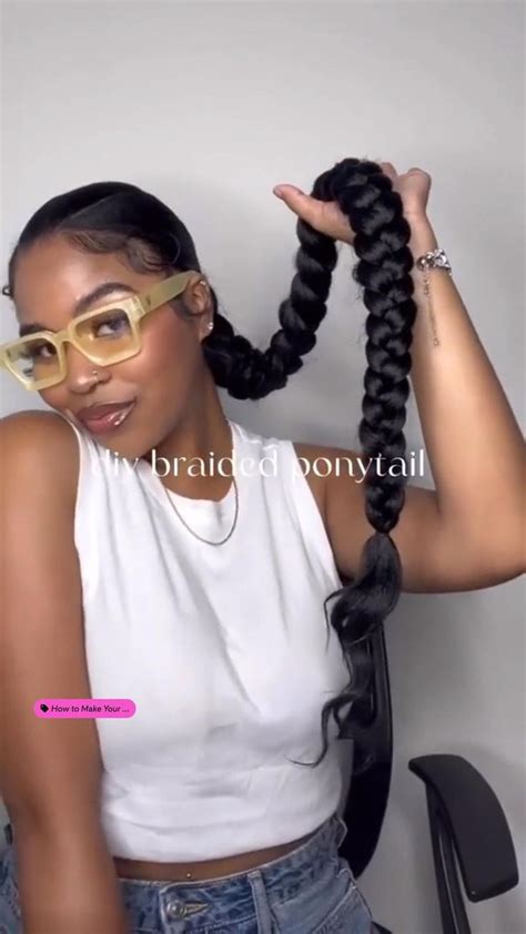 Braided Ponytail Tutorial 的图像结果