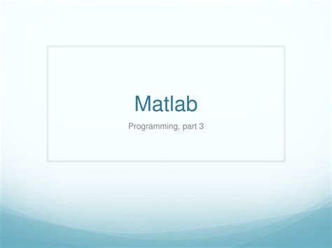 Image result for MATLAB Presentation
