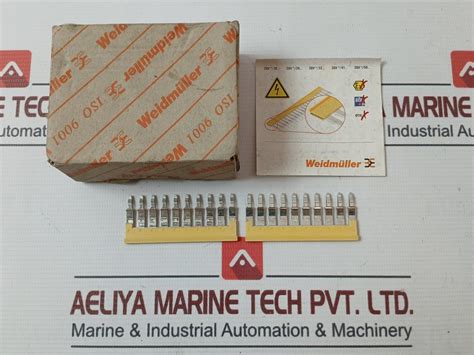 Lot Of 10X Weidmuller 1758260000 Cross-Connector For Terminal Block Zqv ...