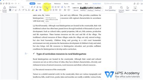 Image result for Using Bullets in Word 7