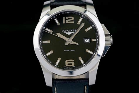 Longines Conquest, L3.659.4.58.6, Fullset 41mm, black dial,... for Rs ...