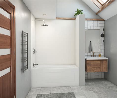 Bathtub Shower Wall Replacements Acrylic Wall System Bathtub Repair