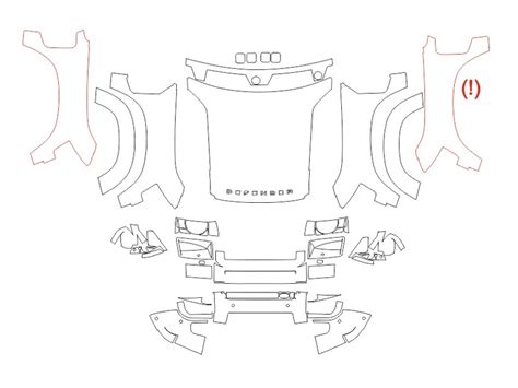 Purchase the patterns for body and interior protection of Land Rover