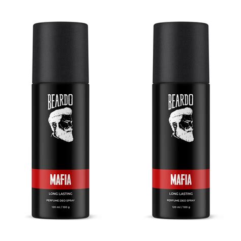 Mafia Perfume Body Spray Pack of 2 | 120ml x 2 – Beardo India