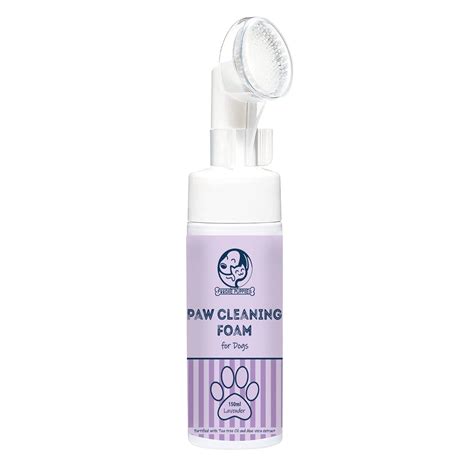 Buy Foodie Puppies Dog Paw Cleaning Foam with Silicone Brush - 150ml ...