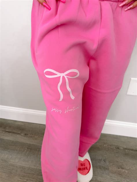 Sassy Shortcake Bow Sweatpants | Sassy Shortcake Boutique | Cute pants ...