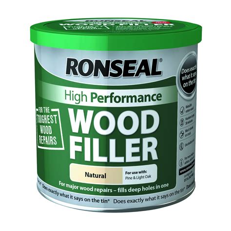 Ronseal High Performance Wood Filler 1KG Natural