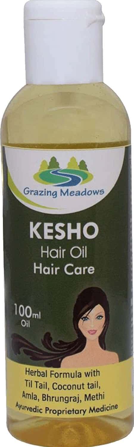 Buy GRAZING MEADOWS KESHO HAIR OIL NAURAL HAIR TONIC FOR HAIR GROWTH ...