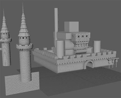 Image result for Medieval Building Maya Tutorial