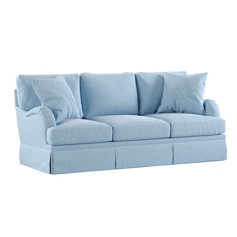 Lacey Sofa | Light blue sofa living room, Light blue sofa, Baby blue couch