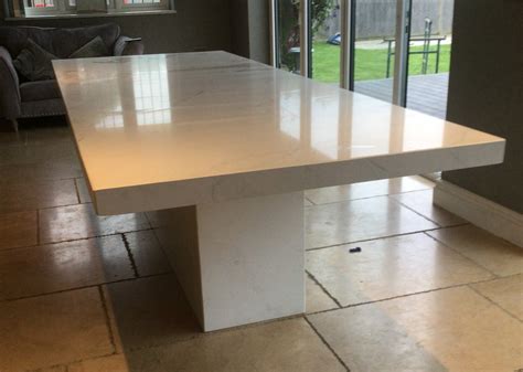 Quartz dining table - Millstone Designs