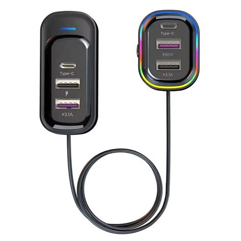 SONGAN 6 PORT CAR USB CHARGER WITH FAST CHARGING 66W – Wintrack Inc