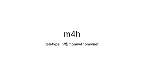 m4h — Teletype