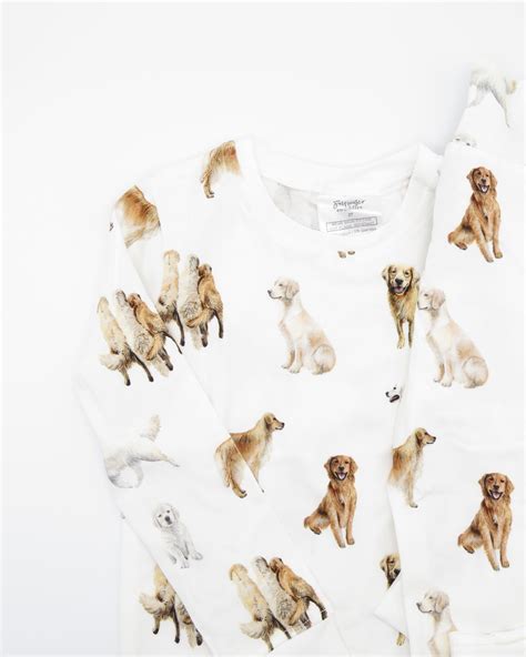 Golden RetrieGolden Retriever Kids Pajamas - Soft & Comfy Dog Print ...
