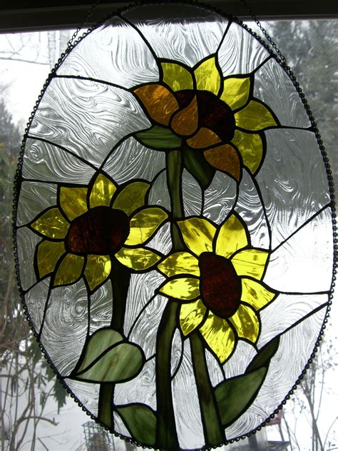 Sunflower Stained Glass Pattern Free at Stephanie Reynolds blog