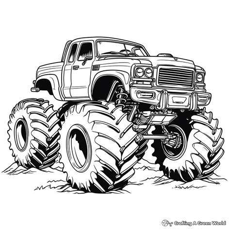 Free Printable Grave Digger Coloring Pages