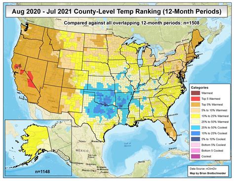 Current 12-month temperature and precipitation... - Maps on the Web