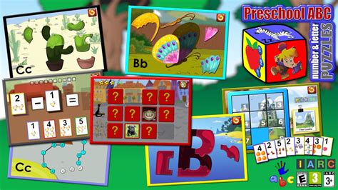Preschool ABC Number and Letter Puzzle Games - teaches young kids the ...
