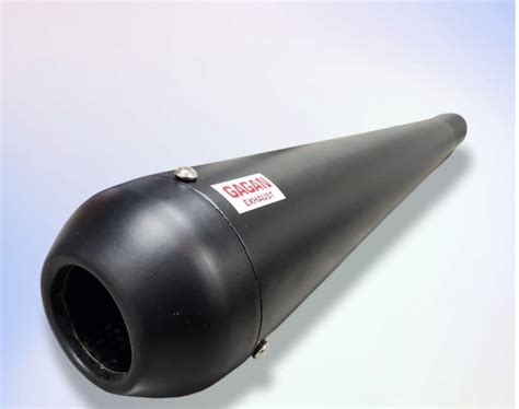 MEGAPHONE SILENCER EXHAUST BLACK FOR ROYAL ENFIELD CLASSIC ELECTRA STA ...