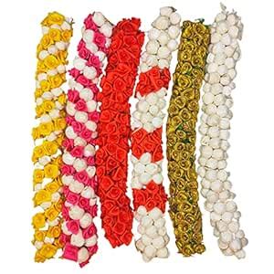 Curated Cart Gajra Artificial Jasmine Mogra Flower Hair Gajra Juda ...
