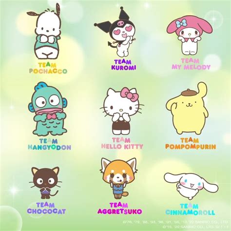 Hello Kitty Characters