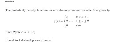 Image result for Probability Density Function of Continuous Random Variable
