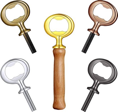 7 Pcs Metal Bottle Opener Blank Stainless Steel Flat Inserts Kit Beer ...