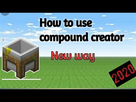 Image result for Minecraft Compound Creator Recipes