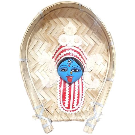 Buy Santiniketan Hastashilp Bhandar Kulo maa Sama Kali Wall Hanging ...