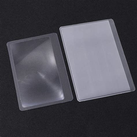 Buy 8pcs Credit Lense Office Magnifying Lenses Pocket Sized Magnifiers ...