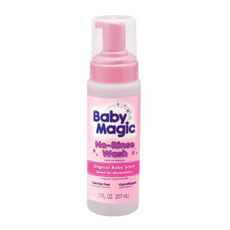 Buy Baby Magic No-Rinse Wash 7 Ounce Original Baby Scent (207ml) by ...