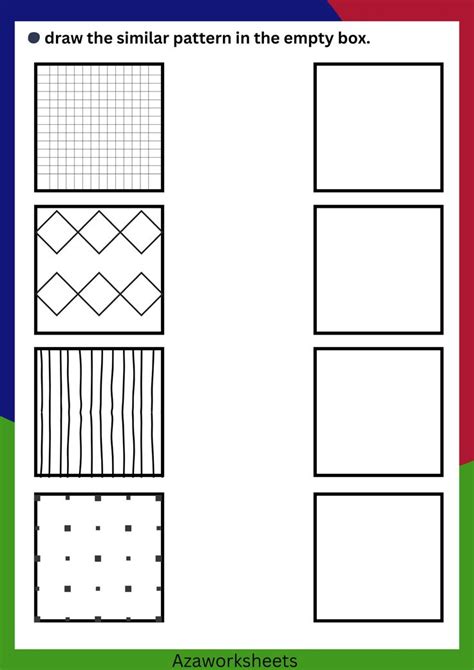Image result for Printable Pattern Worksheets