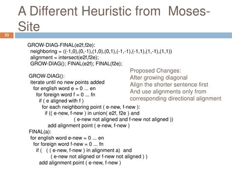 Moses Machine Translation 的图像结果