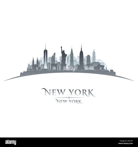 New York City Skyline Silhouette
