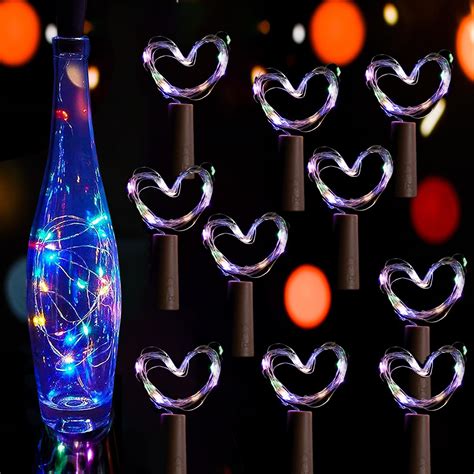 Buy Kuber Industries Wine Bottle String Lights | 20 LED Bottle Cork ...