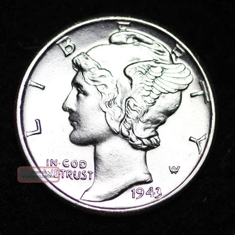 Uncirculated 1943 Mercury Dime Coin