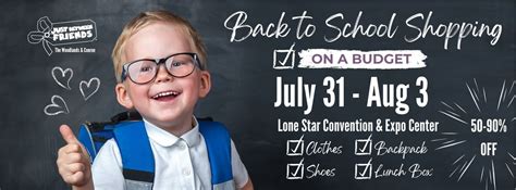 Just Between Friends The Woodlands & Conroe HUGE Back-2-School Savings ...