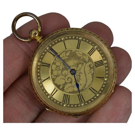 Fine Antique 18 Karat Gold Fob / Pocket Watch at 1stDibs | 18 karat ...