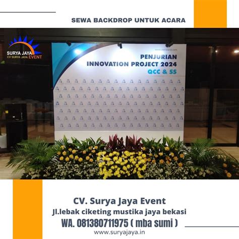 Sewa Backdrop Ukuran Bisa Request Jakarta